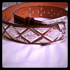 Tony Lama concho belt